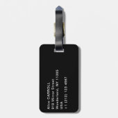 Étiquette À Bagage Edouard Manet - Branche des pivoines blanches, sec (Dos Vertical)