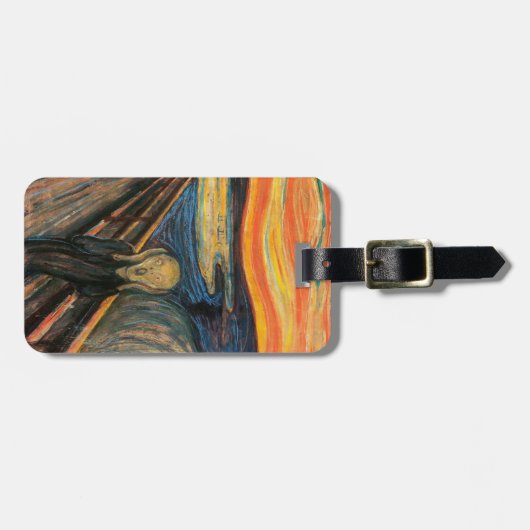 Étiquette À Bagage Edvard Munch (Devant horizontal)