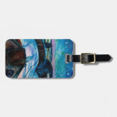 Étiquette À Bagage Edvard Munch - Nuit étoilée 1922 (Devant horizontal)