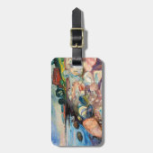 Étiquette À Bagage Edvard Munch - Rive avec Maison Rouge (Devant Vertical)