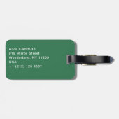 Étiquette À Bagage Edvard Munch - Table de roulette à Monte Carlo (Dos horizontal)