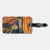 Étiquette À Bagage Edvard Munch - The Scream 1910 - QR Code (Dos horizontal)