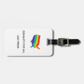 ÉTIQUETTE À BAGAGE ÉGALITÉ POUR L'ÉTIQUETTE DE BAGAGE DE FIERTÉ (Devant horizontal)