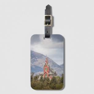 Étiquette À Bagage Église de Buksnes Lofoten Norvège