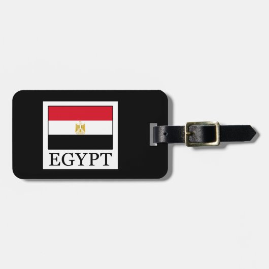 Étiquette À Bagage Égypte (Devant horizontal)