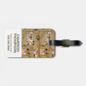 Étiquette À Bagage Égypte| Motif des symboles (Dos horizontal)