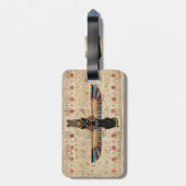 Étiquette À Bagage Egyptian Cat (Dos Vertical)