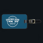 Étiquette À Bagage Eightmile River Connecticut Kayak<br><div class="desc">La rivière Eightmile est un affluent de 22 kilomètres de long du fleuve Connecticut et plonge au-dessus de Chapman Falls dans le parc Devil's Hopyard State Park à East Haddam,  dans l'état de Washington.</div>