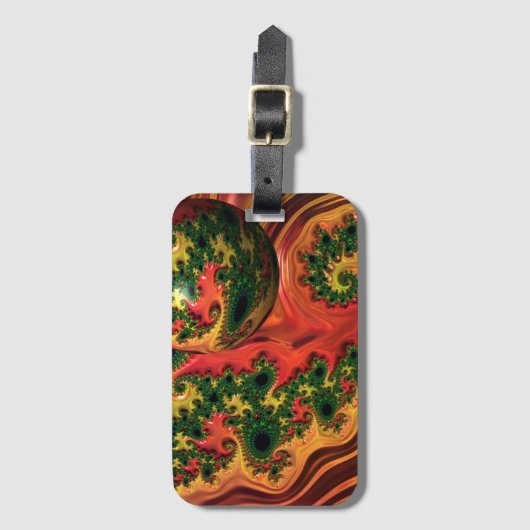 Étiquette À Bagage Élégance de feu - Une étude sur la complexité (Devant Vertical)