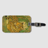 Étiquette À Bagage Élégance stylisée de la jungle (Devant Horizontal)