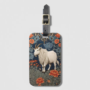 Étiquette À Bagage Élégant chèvre de montagne William Morris inspiré