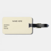 Étiquette À Bagage Elégant éléphant et lever de soleil dans la jungle (Dos horizontal)