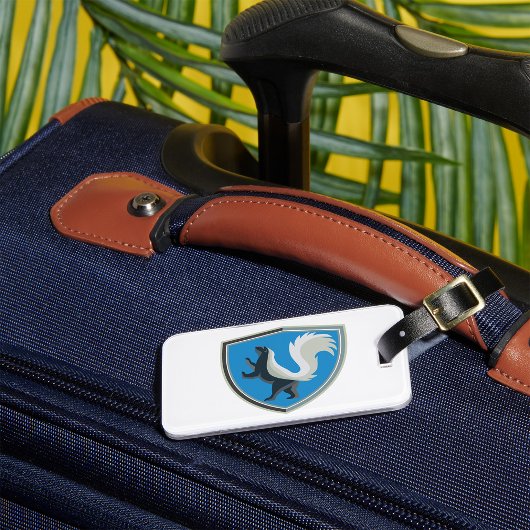 Étiquette À Bagage Élégant Emblème Skunk Faune Inspiré Crest