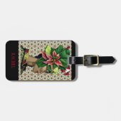 Étiquette À Bagage Elégant et exotique tropicale toucher Allégance (Devant horizontal)