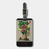 Étiquette À Bagage Elégant et exotique tropicale toucher Allégance (Devant Vertical)