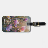 Étiquette À Bagage Élégant Fleur sauvage d'été frais (Devant horizontal)