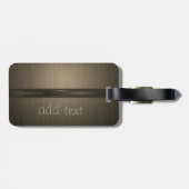 Étiquette À Bagage Elégant Lotus Or Luxe, Gratuit (Dos horizontal)