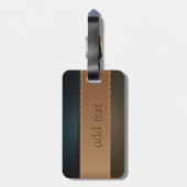 Étiquette À Bagage Elégant Luxe, Rétro, Gratuit (Dos Vertical)