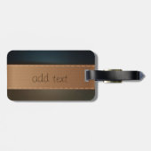 Étiquette À Bagage Elégant Luxe, Rétro, Gratuit (Dos horizontal)