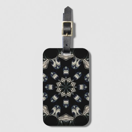 Étiquette À Bagage Elégant Mandala (Devant Vertical)