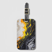 Étiquette À Bagage Elegant Marble (Devant Vertical)