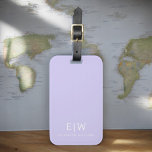 Étiquette À Bagage Élégant professionnel simple Monogramme minimalist<br><div class="desc">Découvrez notre Elegant Professional Simple Monogram Minimalist Collection : Elevez votre style avec une sophistication intemporelle et une élégance sobre. Réalisée avec une attention minutieuse aux détails, cette collection présente des designs minimalistes ornés de votre monogramme personnalisé. Chaque pièce respire le professionnalisme et le raffinement, parfait pour faire une impression...</div>