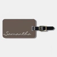 élégant simple moderne chic tendance monogram gris