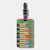 Étiquette À Bagage Élégant Style Chic - Lèvres, Personnalisé (Devant Vertical)