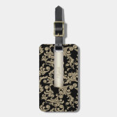 Étiquette À Bagage Élégant tourbillon de Parties scintillant - Person (Devant Vertical)