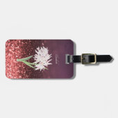 Étiquette À Bagage Elégante Parties scintillant Chic Bokeh Ombre, Fle (Devant horizontal)