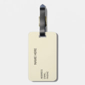 Étiquette À Bagage Elégants éléphants et lever de soleil dans la jung (Dos Vertical)