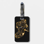 Étiquette À Bagage Éléphant (Dos Vertical)