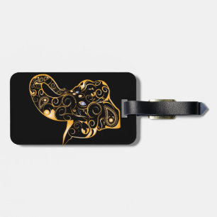 Étiquette À Bagage Éléphant