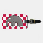 Étiquette À Bagage éléphant (Devant horizontal)