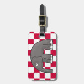 Étiquette À Bagage éléphant (Devant Vertical)
