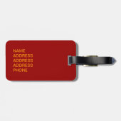 Étiquette À Bagage Eléphant GOP (Dos horizontal)