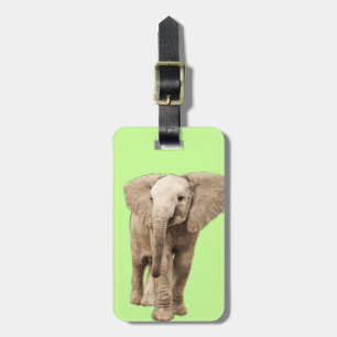 Étiquette À Bagage Éléphant mignon de bébé