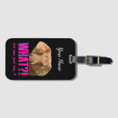 Étiquette À Bagage Elephant Que Viens-Tu De Dire ? (Devant Horizontal)