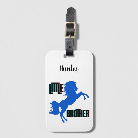 Étiquette À Bagage Élevage du petit frère (Devant Vertical)