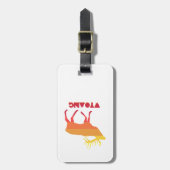 Étiquette À Bagage Elk du Wyoming (Devant Vertical)