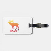 Étiquette À Bagage Elk olympique (Dos horizontal)