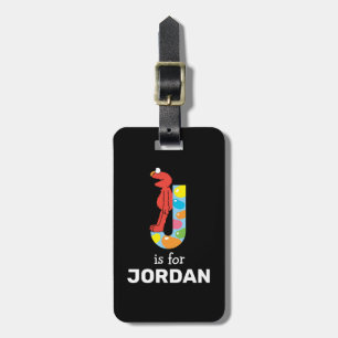 Étiquette À Bagage Elmo Alphabet   J Jelly Bean