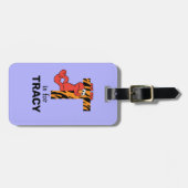Étiquette À Bagage Elmo Alphabet | T Tiger (Devant horizontal)