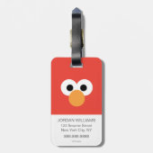 Étiquette À Bagage Elmo Big Face (Dos Vertical)
