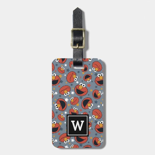 Étiquette À Bagage Elmo | Elmo Rules Star Motif (Devant Vertical)