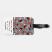 Étiquette À Bagage Elmo | Elmo Rules Star Motif (Dos horizontal)