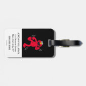 Étiquette À Bagage Elmo | Faire la joyeuse danse (Dos horizontal)