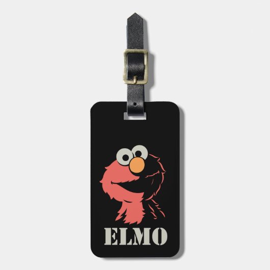 Étiquette À Bagage Elmo Half (Devant Vertical)