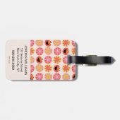 Étiquette À Bagage Elmo Pom-Pom Motif (Dos horizontal)