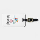 Étiquette À Bagage Emballez vos sacs et partons en vacances (Devant horizontal)